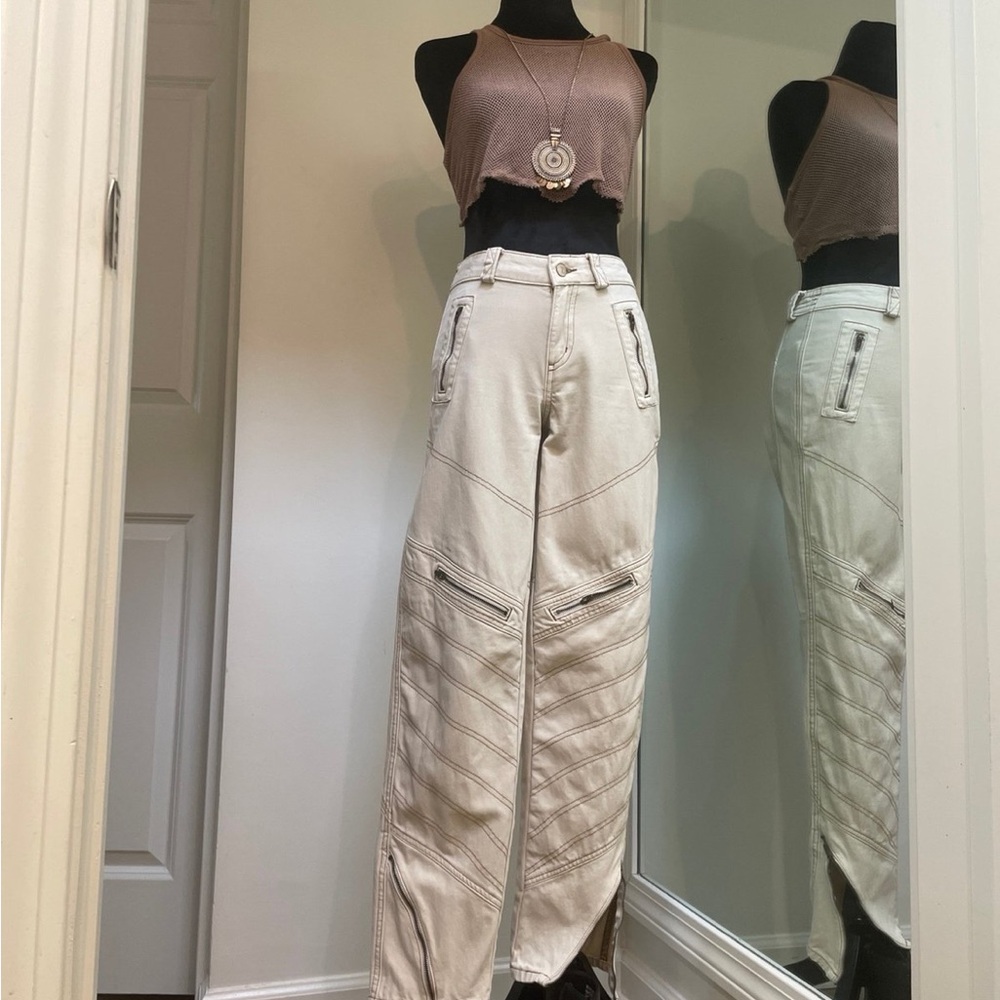 BDG cream jeans